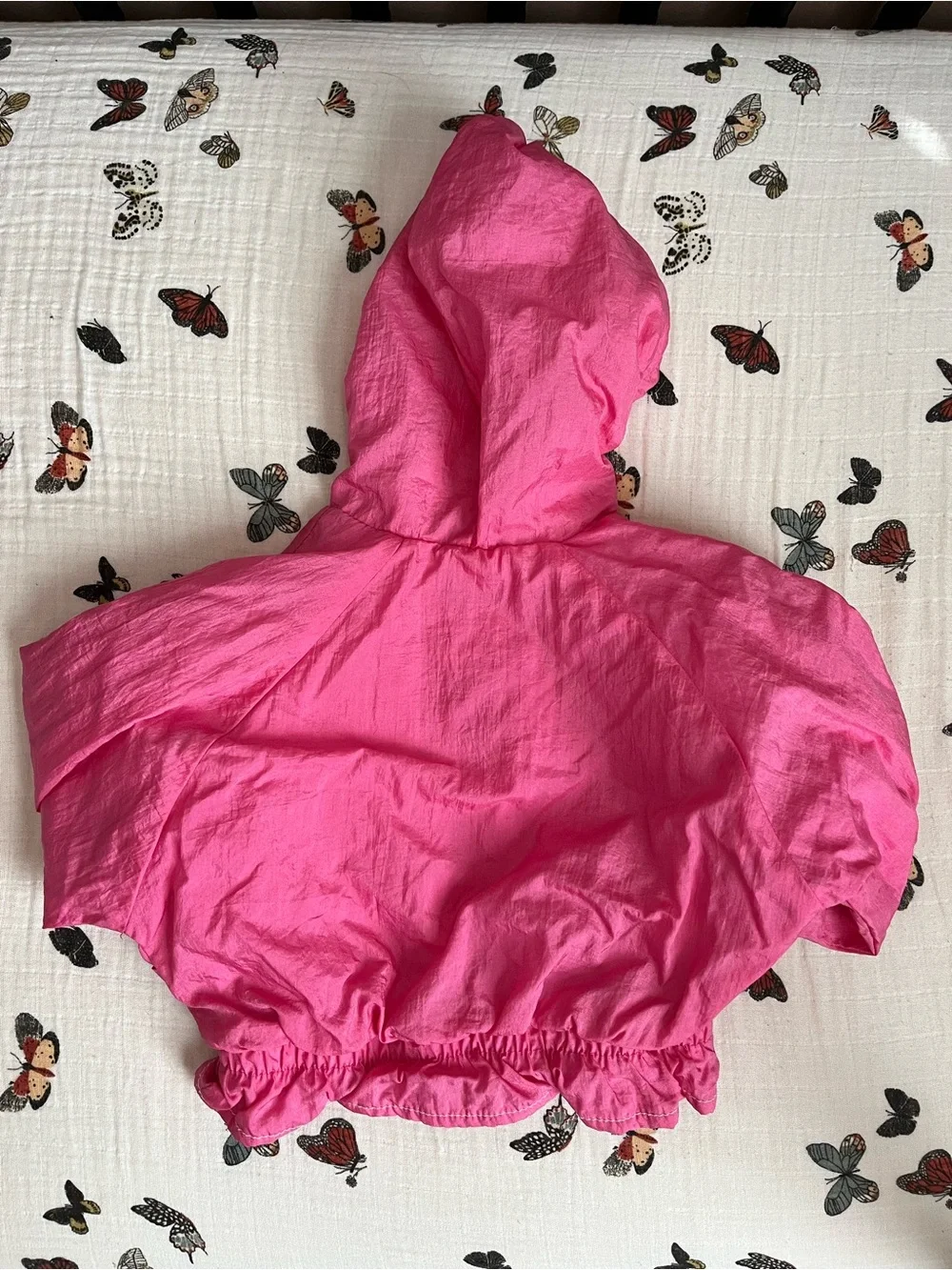 Vintage Baby BGosh Pink Hooded Windbreaker Jacket